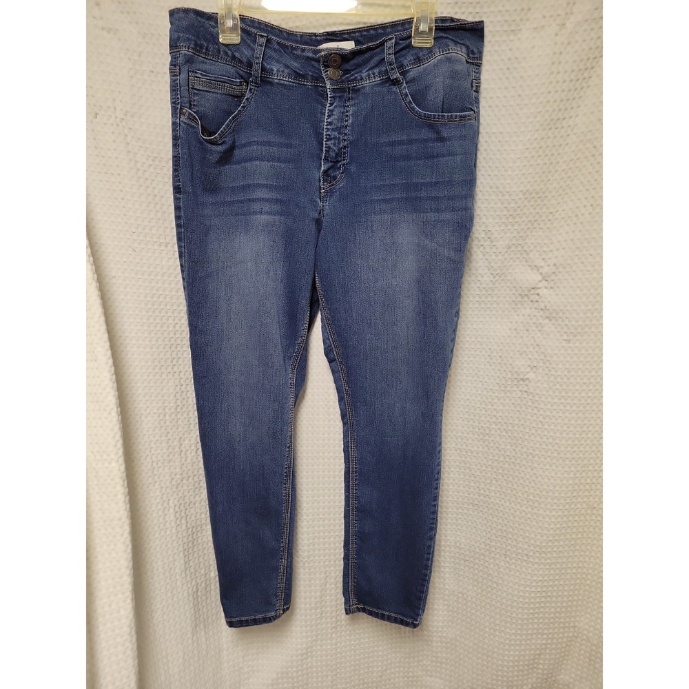 Women's AngelsJeans Forever Young Everflex Curvy Tummy Tech Skinny Size 12